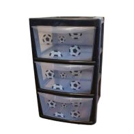 See more information about the 3 Drawer Football Plastic Storage Tower (Large)